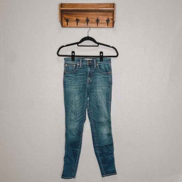 Madewell | Jeans 26 Hi Rise‎ 10” Dark Wash - Picture 1 of 7
